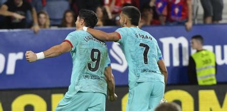 Osasuna Barcelona Resultado Resumen Y Goles De La Liga Santander