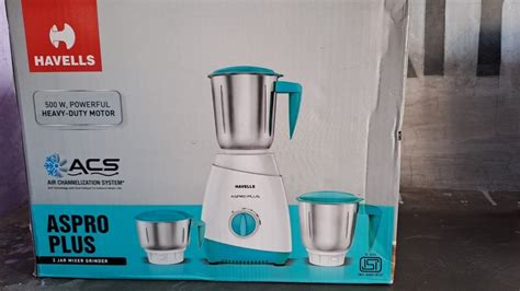 Havells 500W Mixer Grinder, For Wet & Dry Grinding, 300 W - 500 W at Rs 2400 in Japla