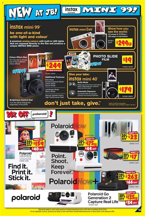 Newest JB Hi Fi Camera Bonanza Valid From 04 04 2024