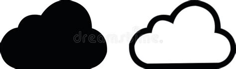 Cloud Outline And Shape Svg With Jpeg Files Cloud Silhouette Cut Files