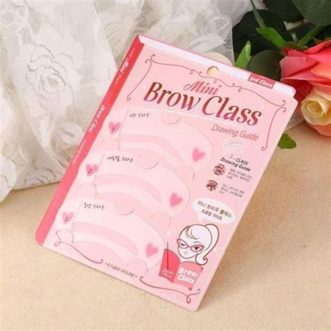 Tally Mini Brow Class Eyebrow Stencil Drawing Guide Shopee Philippines