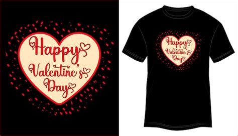 Premium Vector Happy Valentines Day T Shirt Design Typography Vector