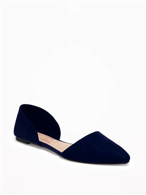 Faux Suede D Orsay Flats For Women Old Navy