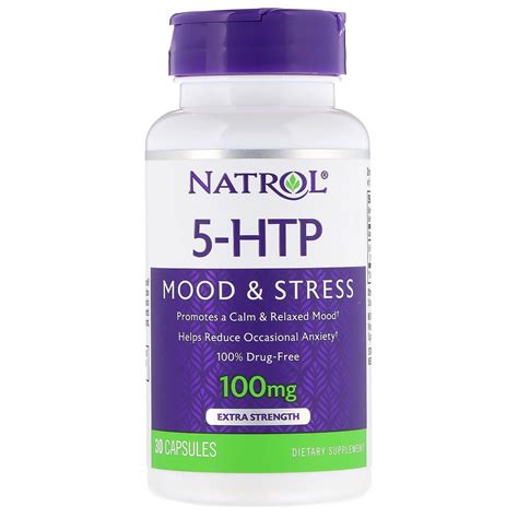 Natrol 5 HTP Extra Strength 100 Mg 30 Capsules By IHerb