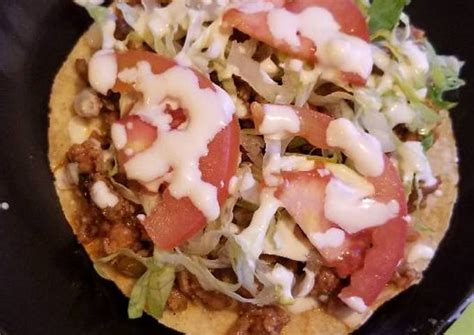 Tostadas De Carne Molida F Cil Y Delicioso Receta De Nancy Estrada