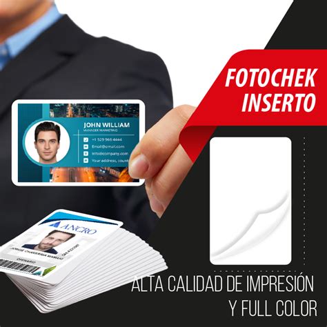 Fotocheck Inserto Plotcenter