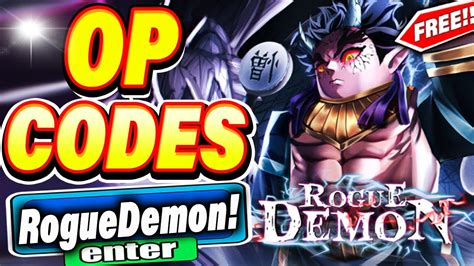 All New Secret Codes In Rogue Demon Codes Rogue Demon Codes Roblox Rogue Demon Codes Youtube