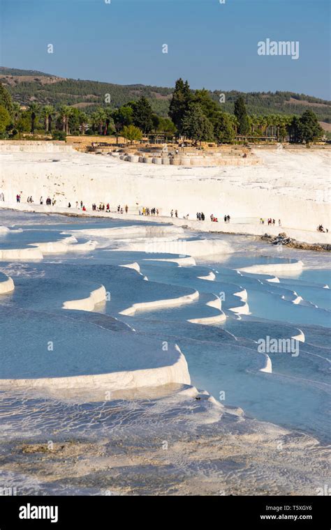 Turkey Denizli Province Pamukkale Hierapolis Pamukkale Archeological