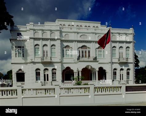 Trinidad Port of Spain Prime Minister s office Stock Photo - Alamy