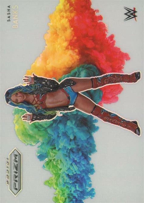 Sasha Banks Prizm Wwe Color Blast Ssp Price Guide Sports