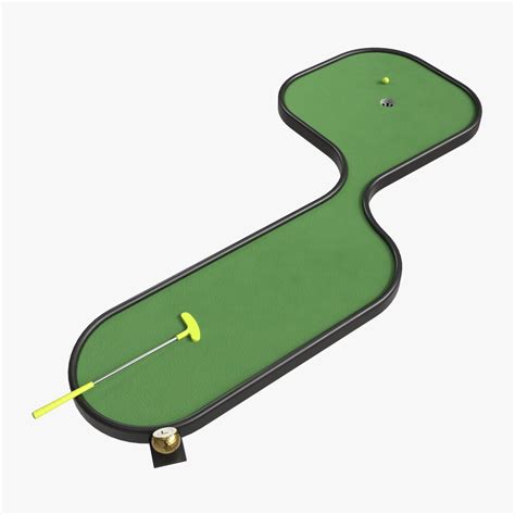 Miniature Golf Course 07 3d Model Download Sports Equipment On