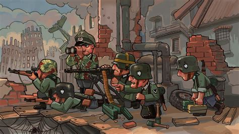 Artstation Cartoon Wwii