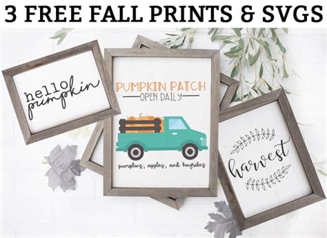 Free Fall Printables Main Mom Envy