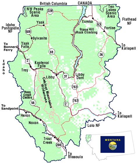 Kootenai River Montana Map - Eirena Marie-Ann