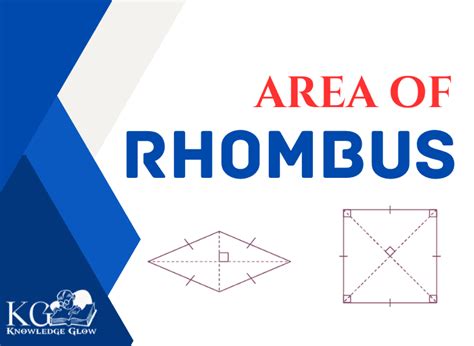 Area of Rhombus - Rhombus Formula, Definition With Examples