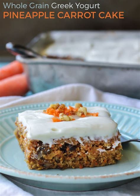 Pineapple Carrot Cake Healthier • Fit Mitten Kitchen Recipe