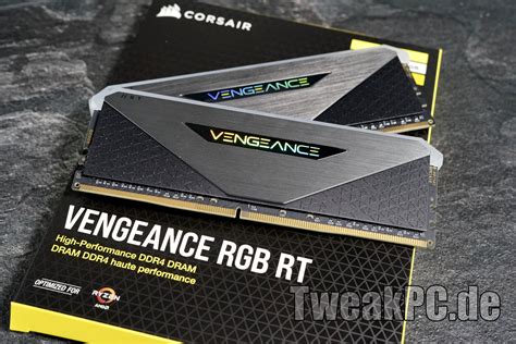 Corsair Vengeance Rgb Rt Im Test Optimiert F R Ryzen