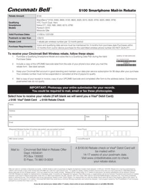 Fillable Online Visa Prepaid Card Smartphone Mail In Rebate Fax