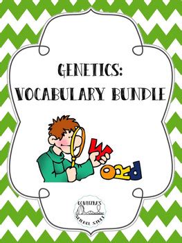 Genetics Word Wall And Vocabulary Bundle By Gowitzka S Science Stuff