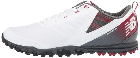 New Balance Men S Minimus Sl Waterproof Spikeless Comfort Golf Shoe 10 5 2e 2e Us White Maroon