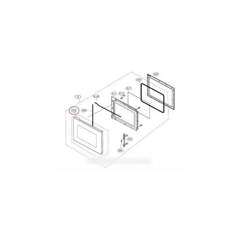 Verre De Porte Pour Micro Ondes Arthur Martin Leroy Merlin