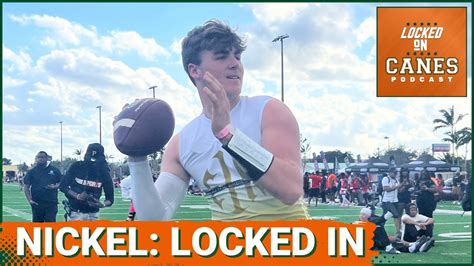 Miami Hurricanes Qb Commit Luke Nickel Locked In With The U Feedback