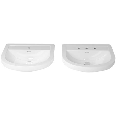 Monet Round Standard Semi Recessed Washbasin Utopia Bathrooms At The