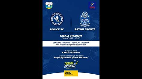 Live Police Fc Vs Rayon Sports Pnl Day Youtube