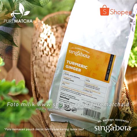 Jual Singabera Teh Turmeric Ginger Tisane 100gr Minuman Jahe Kunyit