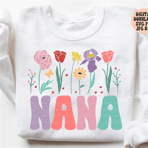 Nana Svg Etsy