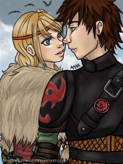 Httyd Hiccstrid By Thecyberzombie On Deviantart