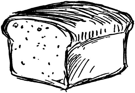 bread clip art black  white   bread clip art black