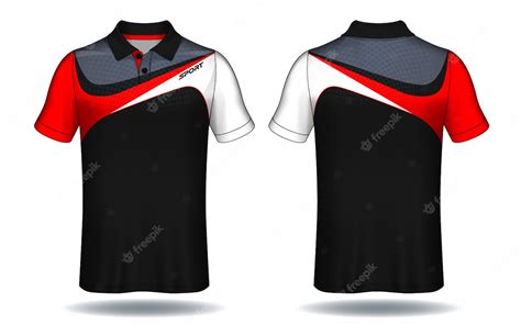 Premium Vector T Shirt Polo Design Sport Jersey Template