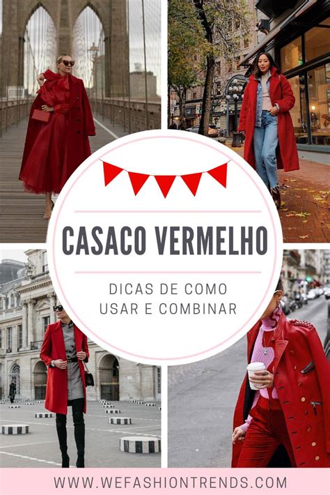 Casaco Vermelho Combina Com Que Cor - Como combinar casaco vermelho: a moda de rua nos dá todas as respostas ...