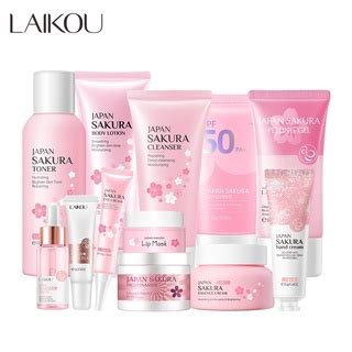 Laikou Japan Sakura Cream Cleanser Skin Care Whitening Hydrating Face