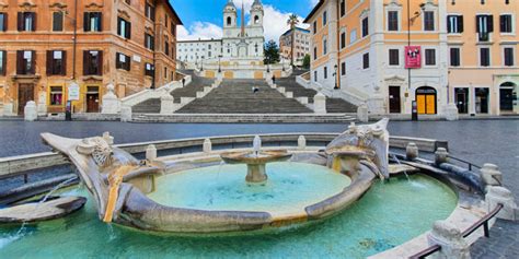 Fontana Della Barcaccia Spanish Steps Boat Fountain