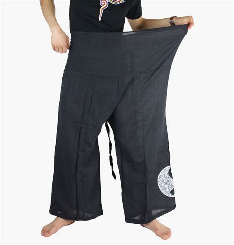 100 Hand Made Cotton Thai Fisherman Pants Loose Fitting Men Etsy