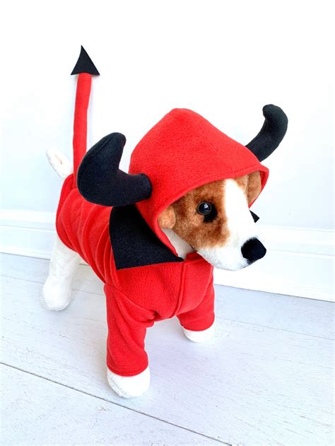 Devil Costume Dog Halloween Costume Halloween Costume Dog - Etsy