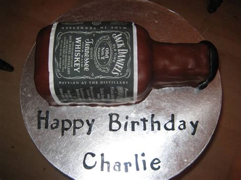 Jack Daniels Bottle Cake