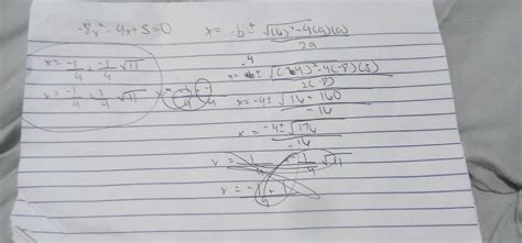 Solving Quadratic Equation Using Quadratic Formulacontinue The Solution Problem 11 2 X