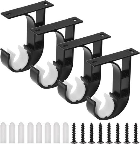 Amazon Curtain Rod Brackets For Ceiling 4 Pack Premium Rod