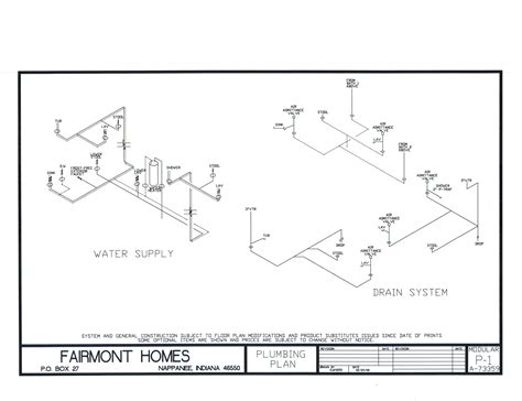 Mobile Home Plumbing Schematic Mobile Home Plumbing Systems