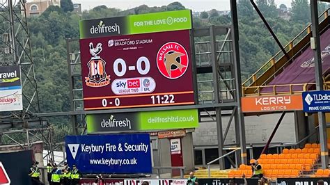 Bradford City Vs Walsall Vlog Youtube