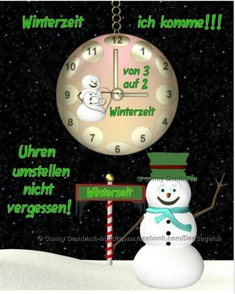 Pin von christel dünzl auf Grüße Zeitumstellung winterzeit