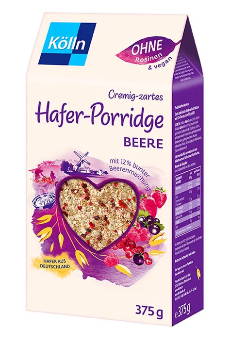 Oat Porridge Forest Fruits 6 x 375 g Kölln Koelln Karadarshop