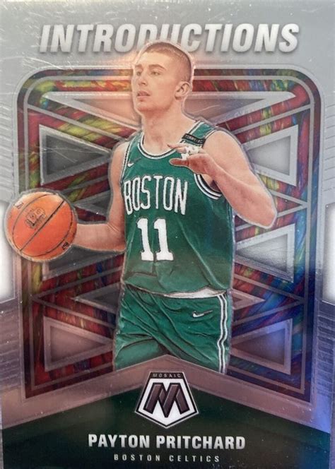 Payton Pritchard 2020 Mosaic 9 Introductions Price Guide Sports Card