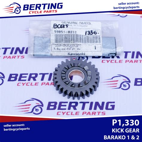 KICK GEAR Kawasaki Barako Genuine 59051 0018 Lazada PH