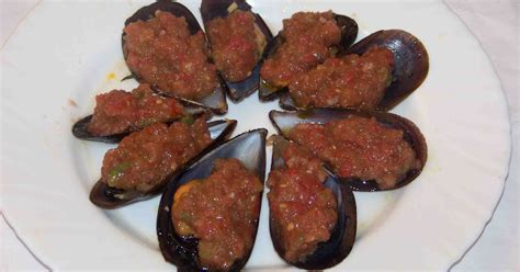 Culinaria Y Otras Cosas Mejillones Con Pipirrana