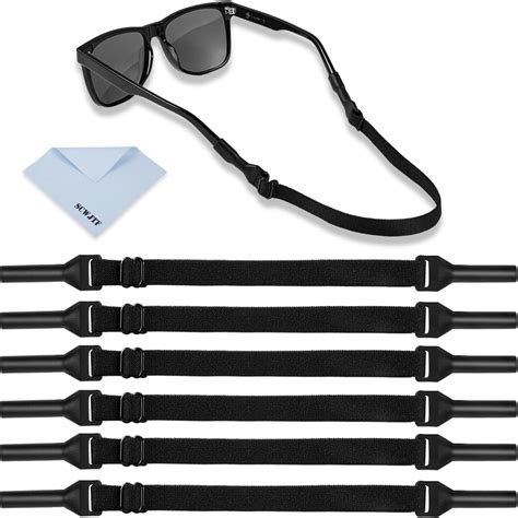 Glasses Strap 6PCS Sports Sunglasses Strap Adjustable Eyeglasses