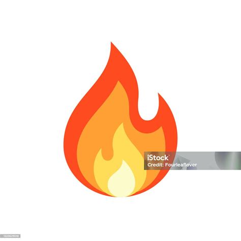 Fire Vector Isolated Stock Illustration Download Image Now Fire Natural Phenomenon Flame